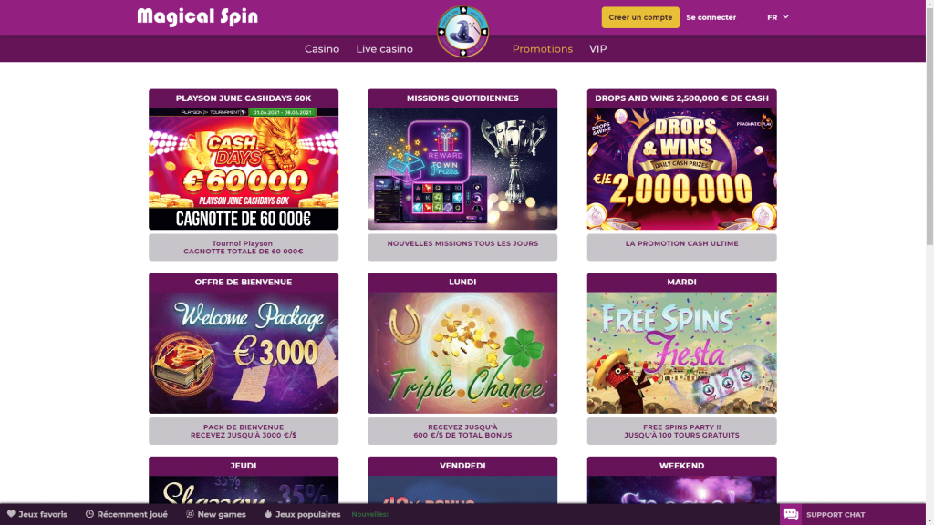 Magical Spin Casino Prime Spécifique 2 magicalspin Gratis + 3000 En compagnie de Pourboire